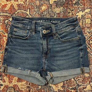 American Eagle Outfitters Dark Blue Jean Shorts